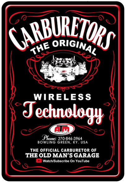 Carburetors - Metal Sign