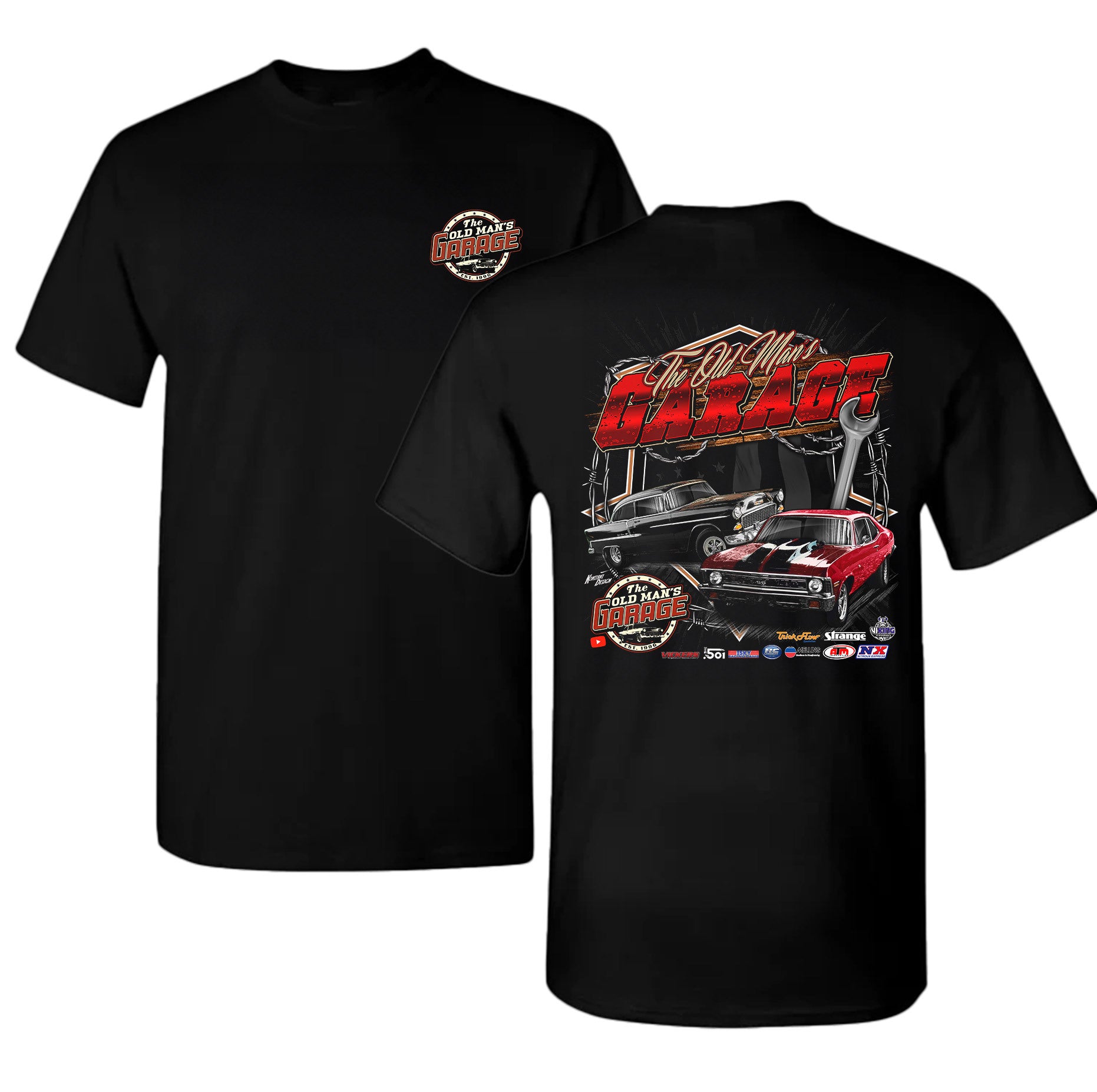 '55 Chevy & '71 Nova T Shirt (PRE ORDER) – The Old Man's Garage