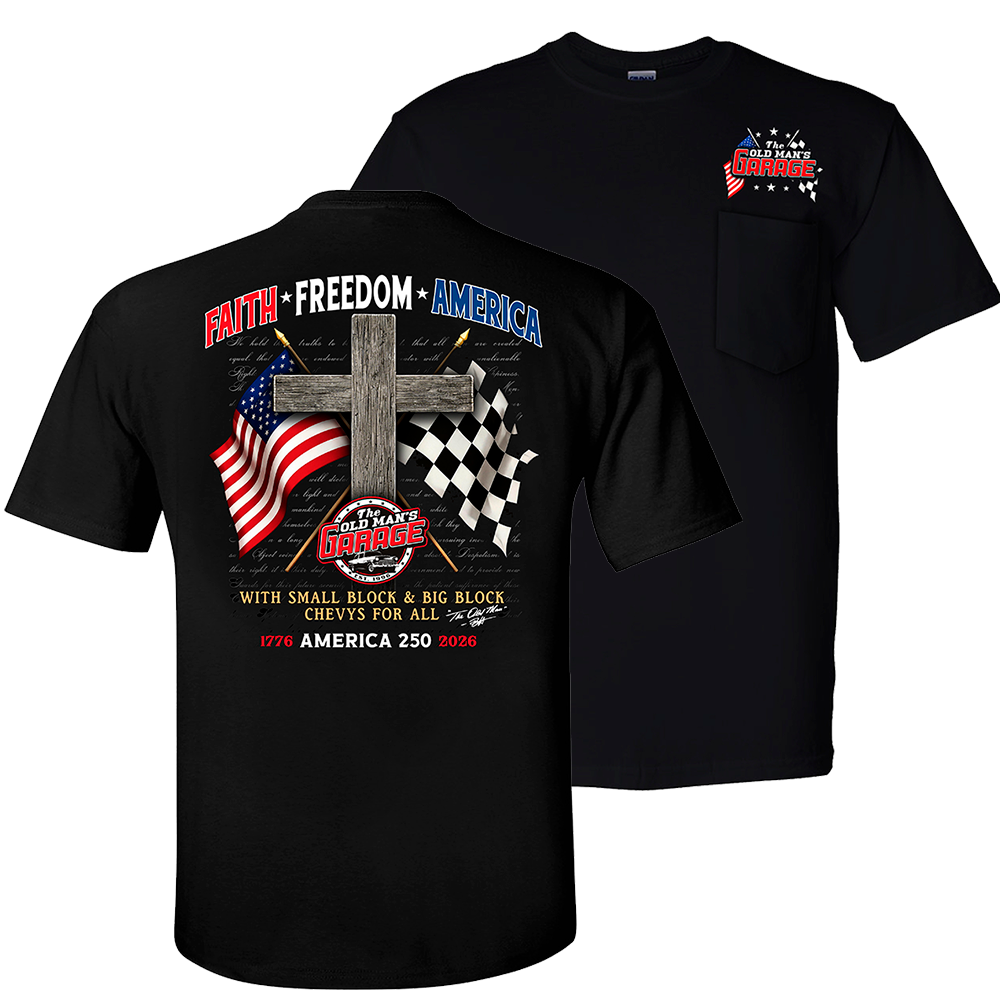 Crossed Flags Pocket T-Shirt Main image