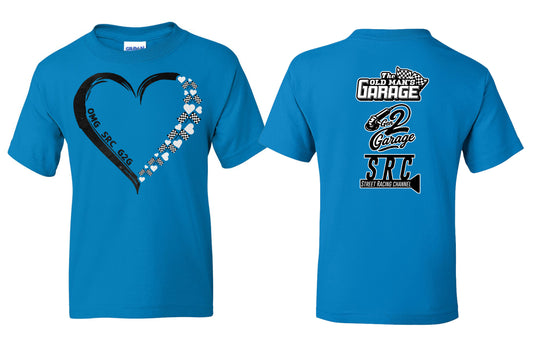 Glitter Heart Logo T Shirt