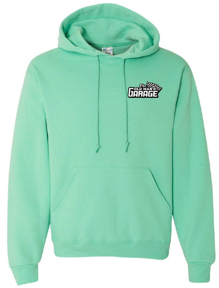 OMG Glitter Logo Hoodie - Cool Mint - PRE ORDER