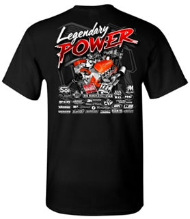 496 Big Block - Legendary Power - T Shirt - PRE ORDER