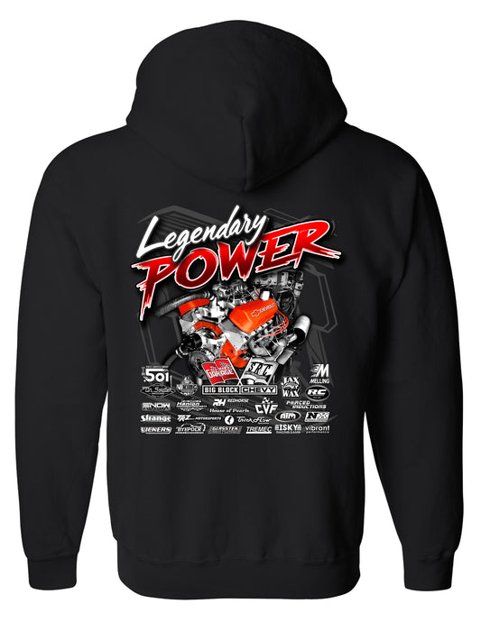 496 Big Block - Legendary Power - ZIP Hoodie - PRE ORDER