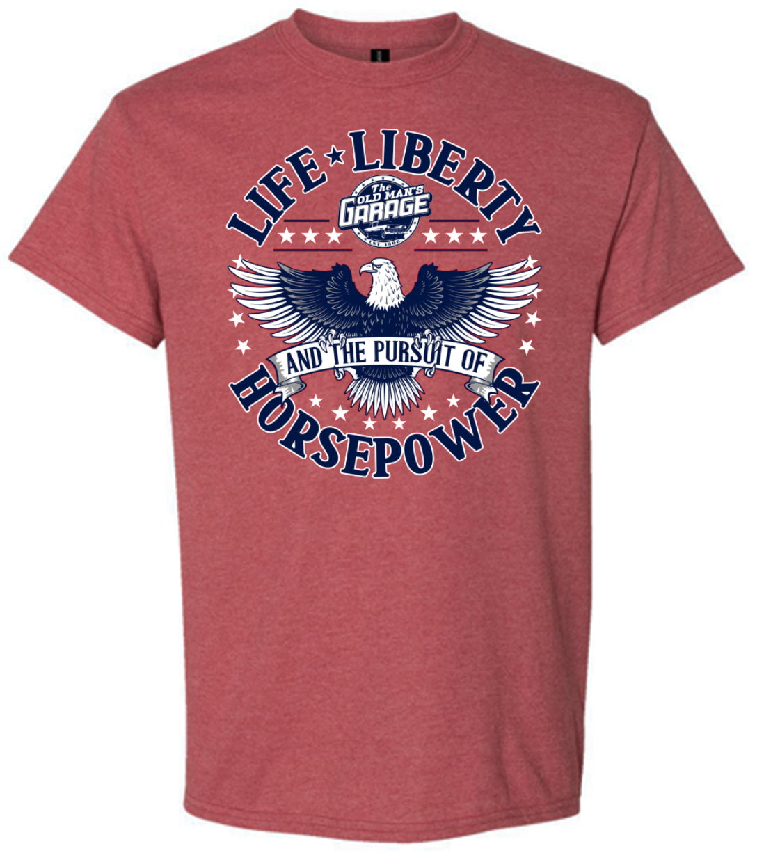 "Life, Liberty, & the Pursuit of Horsepower" T-shirt Main image